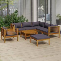 vidaXL Set mobilier de grădină cu perne, 8 piese, lemn masiv acacia (3086907) - maryon