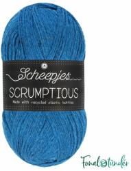 Scheepjes Scrumptious 342 Coconut Spirulina Cheesecake - kék akril fonal