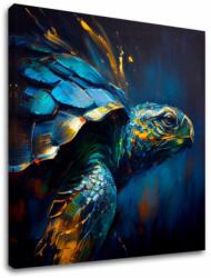  Dekoratívna maľba na plátne - PREMIUM ART - Green Turtle Odyssey