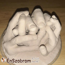 ÉnSzobrom 5-6 tagú családi kézfogós kézszobor készítő készlet - DOBOZOS (BT-ECO143012)