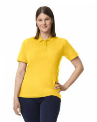 Gildan GIL64800-B3 SOFTSTYLE® LADIES' DOUBLE PIQUÉ POLO WITH 3 COLOUR-MATCHED BUTTONS (gil64800-b3da-s)