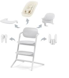 Cybex Lemo 2 Gold 4 in 1 Set All White fa etetőszék