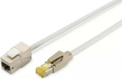 ASSMANN Consolidation-Point Cable DRAKA UC900 HRS TM31 CAT 6A Keystone Module 1 m. color grey "DK-1741-CP-010 (RY-DK-1741-CP-010)