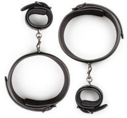 EasyToys Thigh and Wrist Cuff Set Black