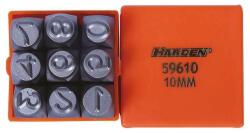 Harden Set de 9 Cifre pentru Marcare, Profesional, Harden, Dimensiuni 8 mm (ZH610858)