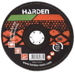 HARDEN Disc Abraziv pentru Finisare, Profesional, Harden, 115 mm, 22.2 mm, Granulatie 80 (ZH611625)