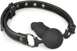 Easytoys Ball Gag with Silicone Dong Black