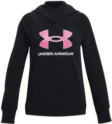 Under Armour Gyerek sportos cipzár nélküli pulcsi Under Armour RIVAL FLEECE BL HOODIE K fekete 1373127-002 - YXS