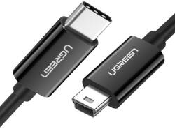 UGREEN US242 mini USB - USB-C kábel 1m (fekete) - mobilehome