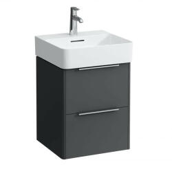 Laufen Base matt antracitszürke alsószekrény 43, 3x51, 5x39, 1 cm kettő fiókkal H4021321102661 (H4021321102661)