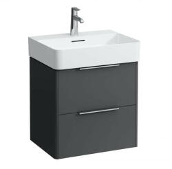 Laufen Base matt antracitszürke alsószekrény 53, 3x51, 5x39, 1 cm kettő fiókkal H4021921102661 (H4021921102661)