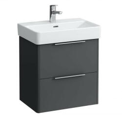 Laufen Base matt antracitszürke alsószekrény 52x51, 5x35, 8 cm kettő fiókkal H4021521102661 (H4021521102661)