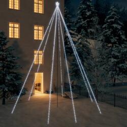 vidaXL Cascadă lumini brad Crăciun 1300 leduri alb rece 8 m, int. /ext (328761) - comfy
