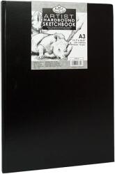 Royal & Langnickel fekete vázlatfüzet keményfedeles - 80 lap (96 g/m2) A4 () - leonarto - 6 100 Ft