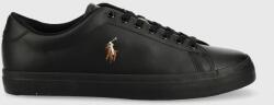 Ralph Lauren bőr sportcipő Longwood fekete, 816884372002 - fekete Férfi 44