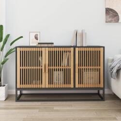 vidaXL Servantă, negru, 105x30x65 cm, lemn prelucrat (352122) Comoda