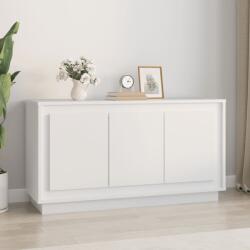 vidaXL Servantă, alb, 102x35x55 cm, lemn prelucrat (831885) Comoda