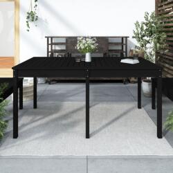 vidaXL Măsuță de grădină, negru, 159, 5x82, 5x76 cm, lemn masiv de pin (823980)