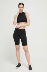 Emporio Armani Underwear top női, félgarbó nyakú, fekete - fekete L