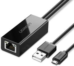 UGREEN external micro USB 100Mbps network adapter for Chromecast 1m black (30985) - vexio