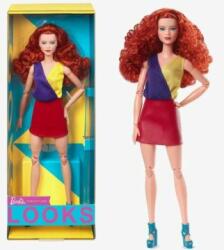 Mattel Barbie: Neon kollekció - Barbie piros szoknyában (HJW80) (HJW80)