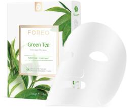 FOREO Farm To Face Sheet Mask - Green Tea X 3 Maszk 3 db
