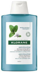 Klorane - Șampon detoxifiant cu extract de mentă acvatică pentru păr expus la poluare, Klorane Sampon 200 ml