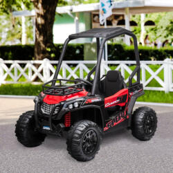 Amr Toys Shop Masinuta electrica UTV BUGGY cu acoperis pentru copii de 3-8 ani, rosie (BUGGY2023)