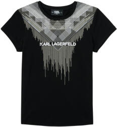 KARL LAGERFELD Tricouri mânecă scurtă Fete UNITEDE Karl Lagerfeld Negru 8 ani