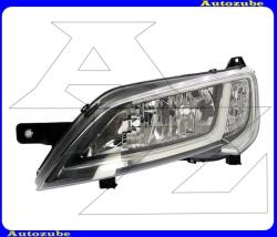 CITROEN JUMPER 4 2014.01-2023.12 Fényszóró bal (2xH7/W21/5W) króm keretes, nappali fénnyel, motorral DEPO 552-1145LMLDEM1