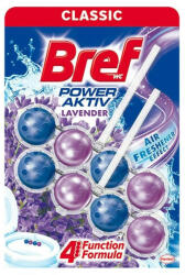 Bref Power Aktiv Lavender WC-frissítő és WC-illatosító blokk duopack - 2x50 g