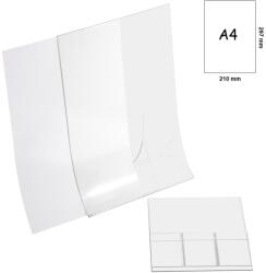 Display plastic pentru prezentare forma T, A4, transparent, pliabil, portrait