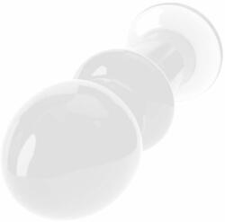 Orion Glass Romance 2 - Dop anal, transparent, 12.2 cm