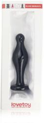 Orion Glass Romance - Dop anal, negru, 11.3 cm