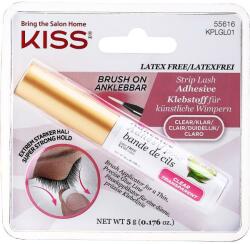 Kiss Adeziv pentru gene cu perie aplicatoare - Kiss Strip Lash Adhesive Clear Super Strong Hold 5 g