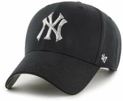 47 brand pamut baseball sapka MLB New York Yankees fekete, nyomott mintás - fekete Univerzális méret - answear - 12 990 Ft