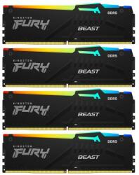 Kingston FURY Beast RGB 64GB (4x16GB) DDR5 6000MHz KF560C40BBAK4-64