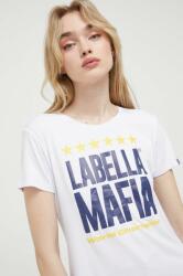 Labellamafia t-shirt női, fehér - fehér S - answear - 10 490 Ft