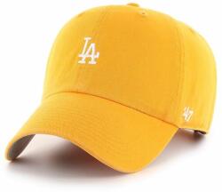 47 brand pamut baseball sapka MLB Los Angeles Dodgers sárga, nyomott mintás - sárga Univerzális méret - answear - 8 290 Ft