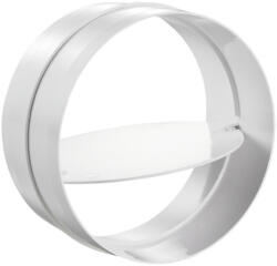 Dalap Conector interior circular plastic cu clapetă antiretur Ø 125 mm (2121)