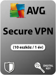 AVG Technologies AVG Secure VPN (10 eszköz / 1 év) (Elektronikus licenc) (AVGSECVPN10D1Y)