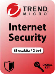 Trend Micro Internet Security (5 eszköz / 2 év) (Elektronikus licenc) (TI01145054)