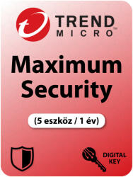 Trend Micro Maximum Security (5 Device /1 Year) (TI01144957)