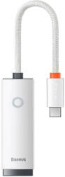 Baseus Lite Series USB-C - RJ45 hálózati adapter (fehér) - pixelrodeo