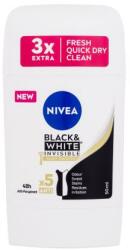 Nivea Black White Invisible Silky Smooth 48h deo stick 50 ml