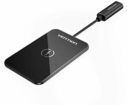 Vention Wireless Charger 15W Ultra Thin Mirrored Surface Type 0.05m Black (FGBBAG)