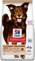 Hill's 2x2, 5kg Hill's Science Plan Adult Culinary Creations Medium kacsa & burgonya száraz kutyatáp