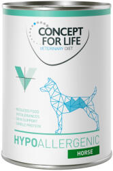 Concept for Life 12x400g Concept for Life Veterinary Diet Hypoallergenic ló nedves kutyatáp