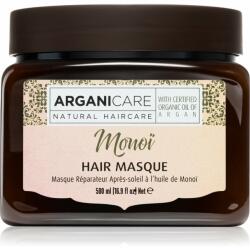  Arganicare Monoi Hair Masque regeneráló hajmasz napozás után 500 ml