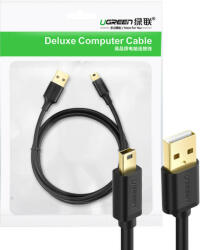 UGREEN Cable USB 2.0 UGREEN 10355B, male, mini USB, 1m (black) (10355B) - scom